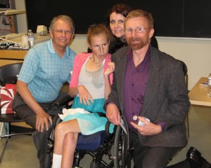 From left: Ian Rowett, Emily Eaton, Isabel Killoran, Clayton Eaton