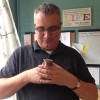 Lyndon Martin and his hamster