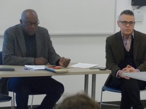 Professors Warren Crichlow and Mario DiPaolantonio