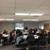 Rachel Hill of Indspire speaking to YorkU teacher candidates