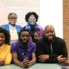 Seated from left: Sandra Hudson, Desmond Cole and Anthony Morgan. Standing: Valarie Steele and Jean Augustine.
